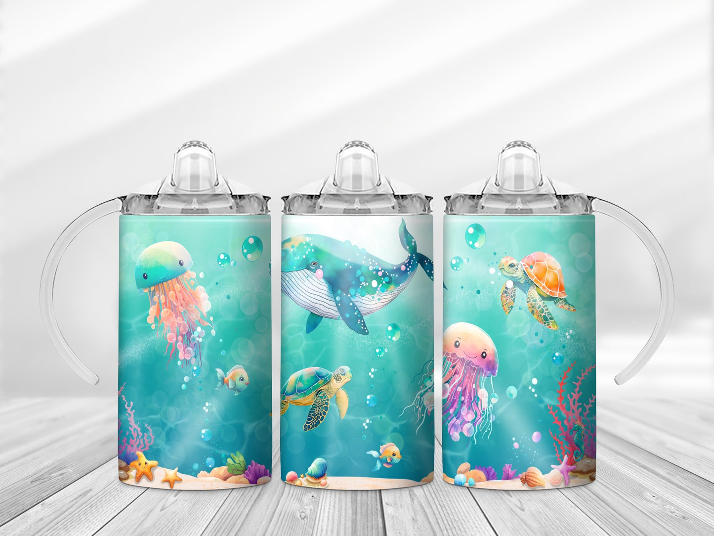 Ocean Sea Friends Sippy Cup Tumbler