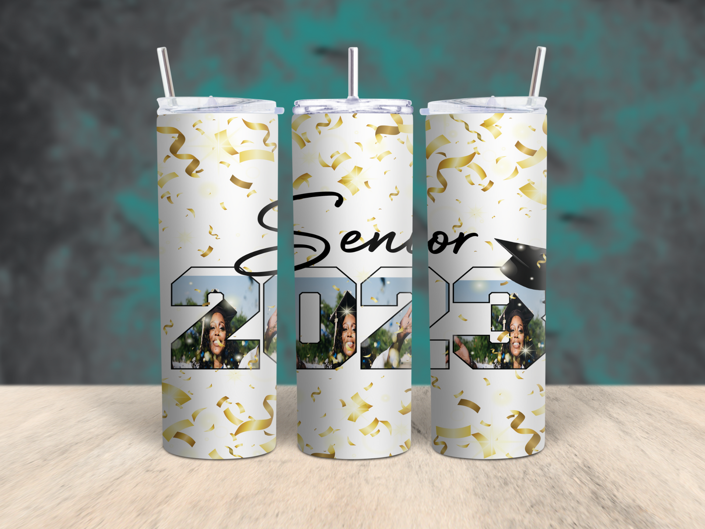 2023 Senior Customized Photo Tumbler