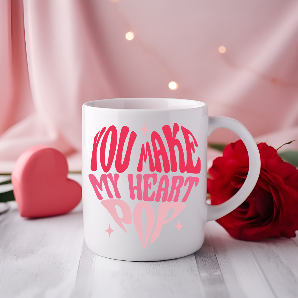 You Make My Heart Pop Mug