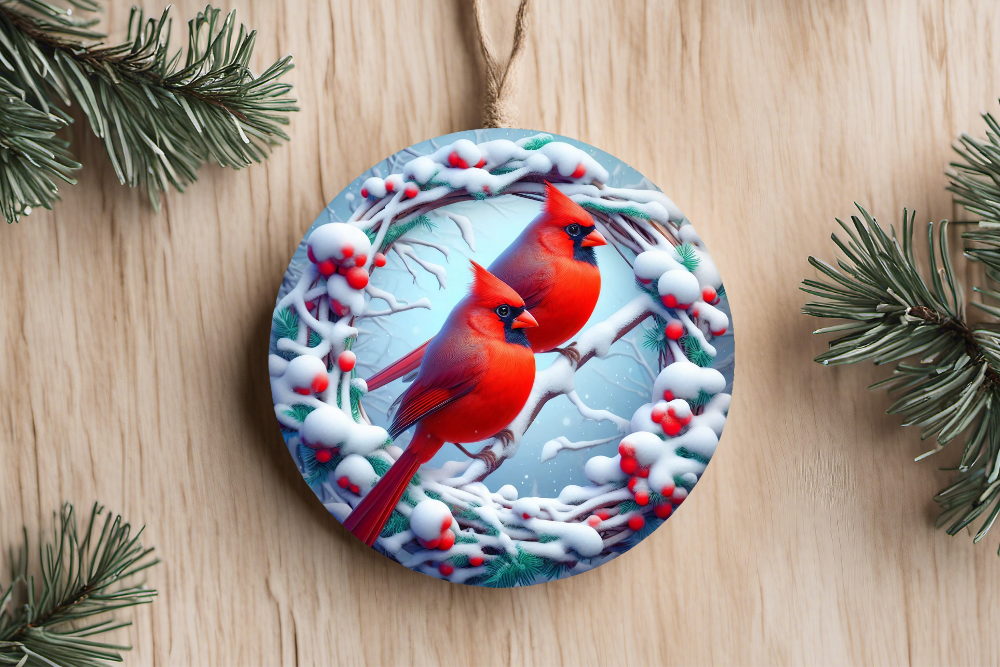 Cardinal Ornaments