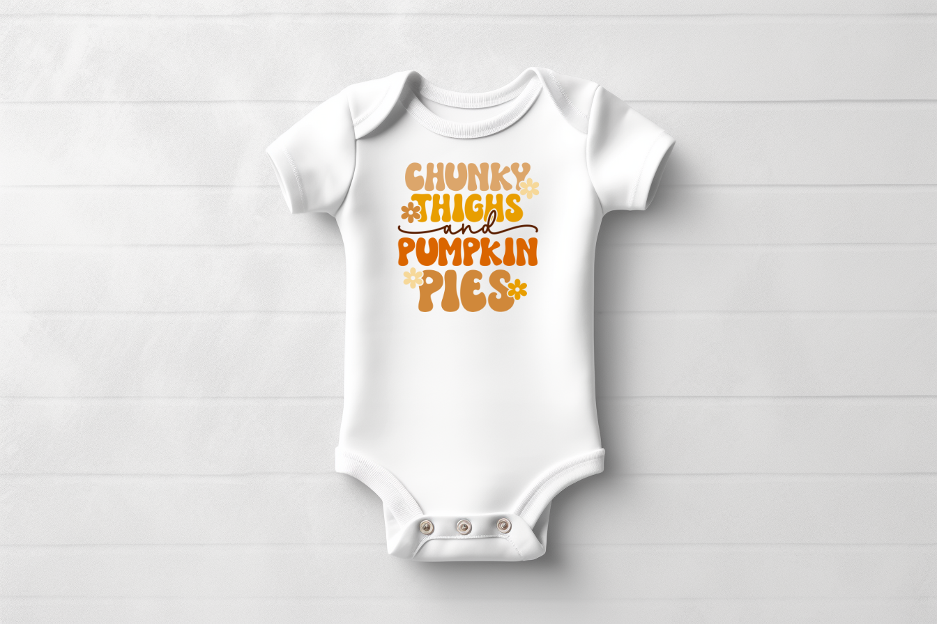 Chunky Thighs & Pumpkin Pies Onesie