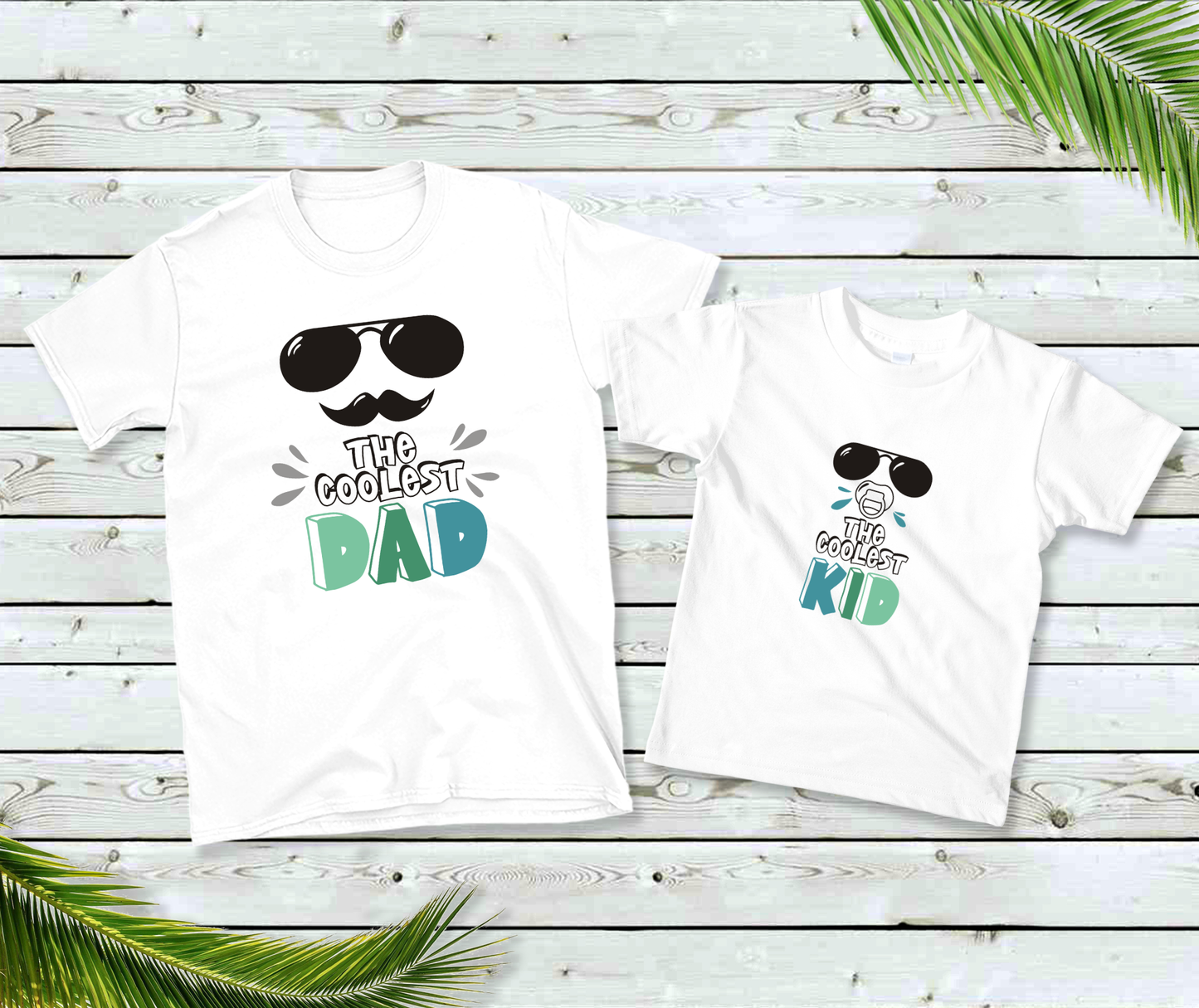 Daddy & Me The Coolest Dad/Kid T-Shirt Set