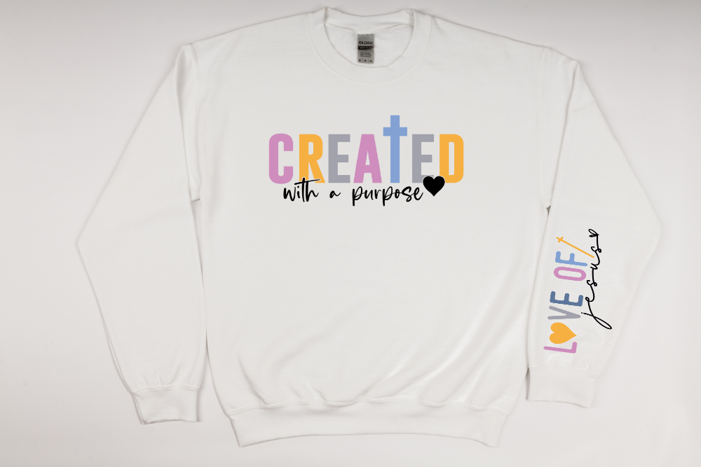 Created With A Purpose, Love Of Jesus Religious Easter Shirt