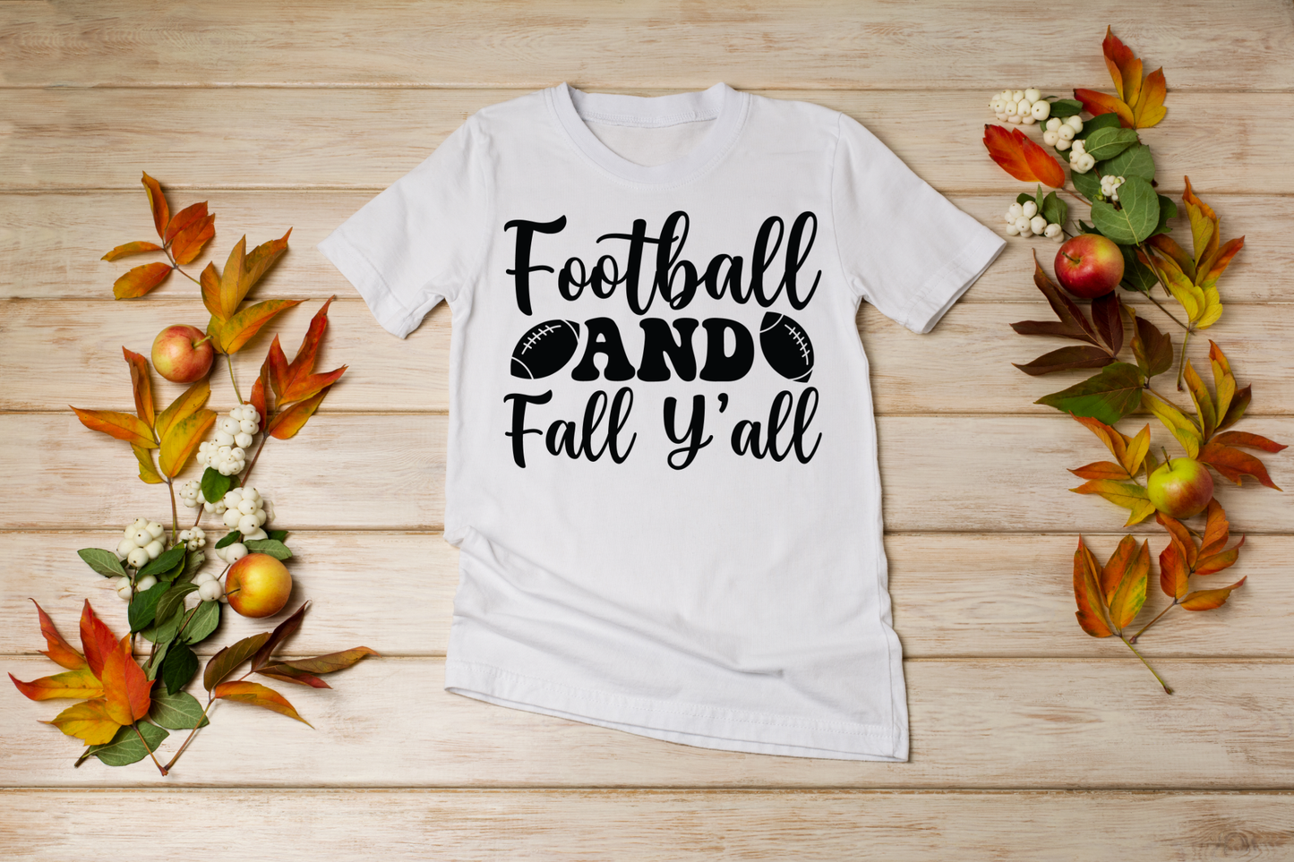 Football And Fall Y'All T-Shirt