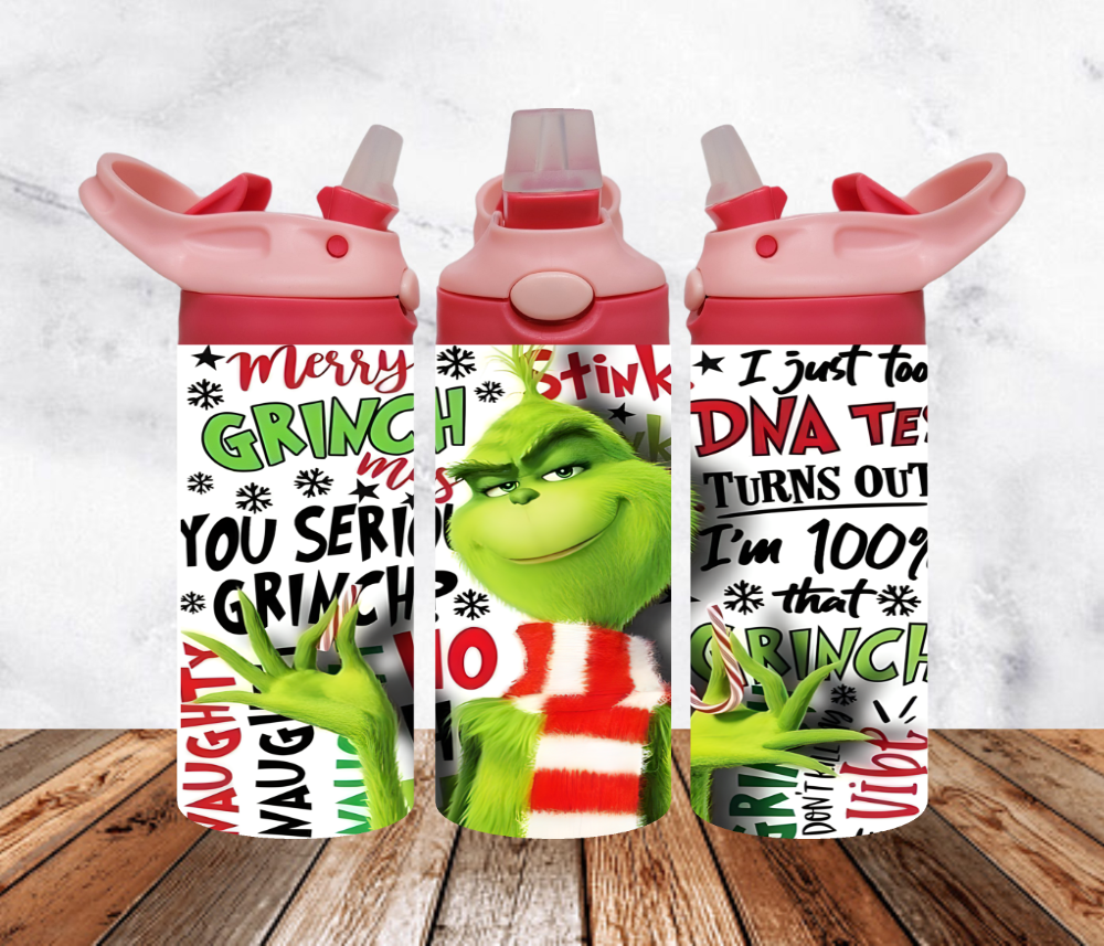 Grinch Flip Top Tumbler