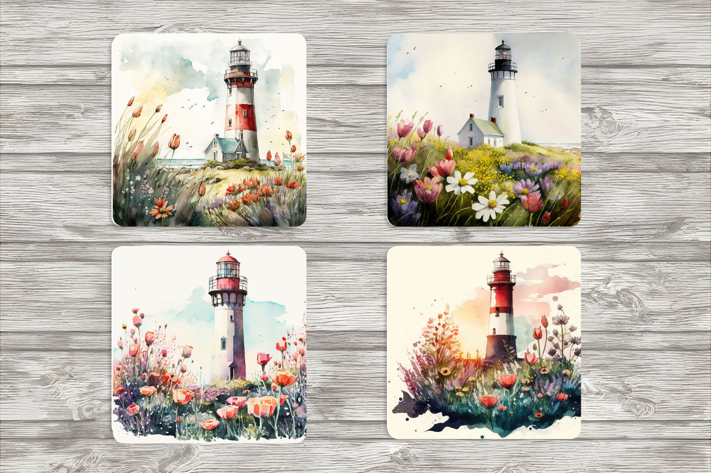 Lighthouse Coasters