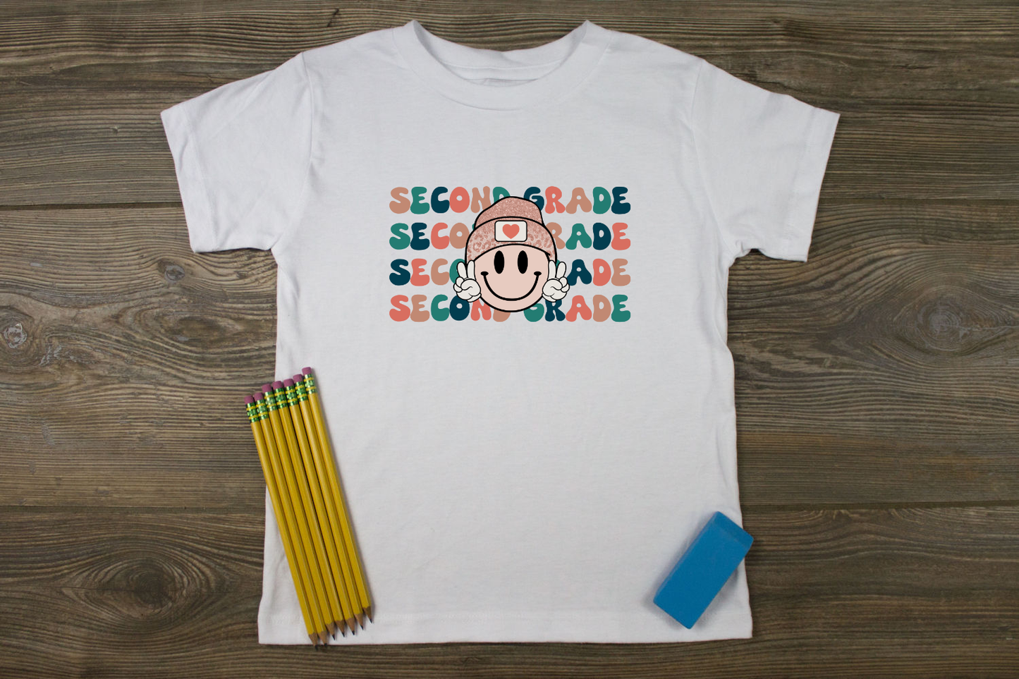 Retro Smiley Face (Grade Level) T-Shirt