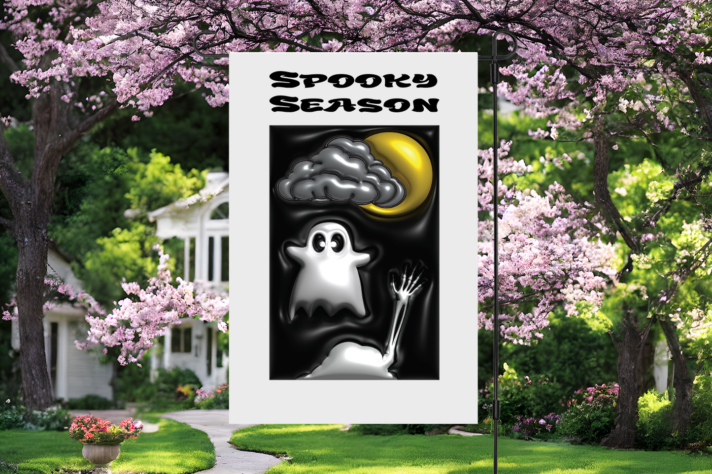 Spooky Season Garden Flag