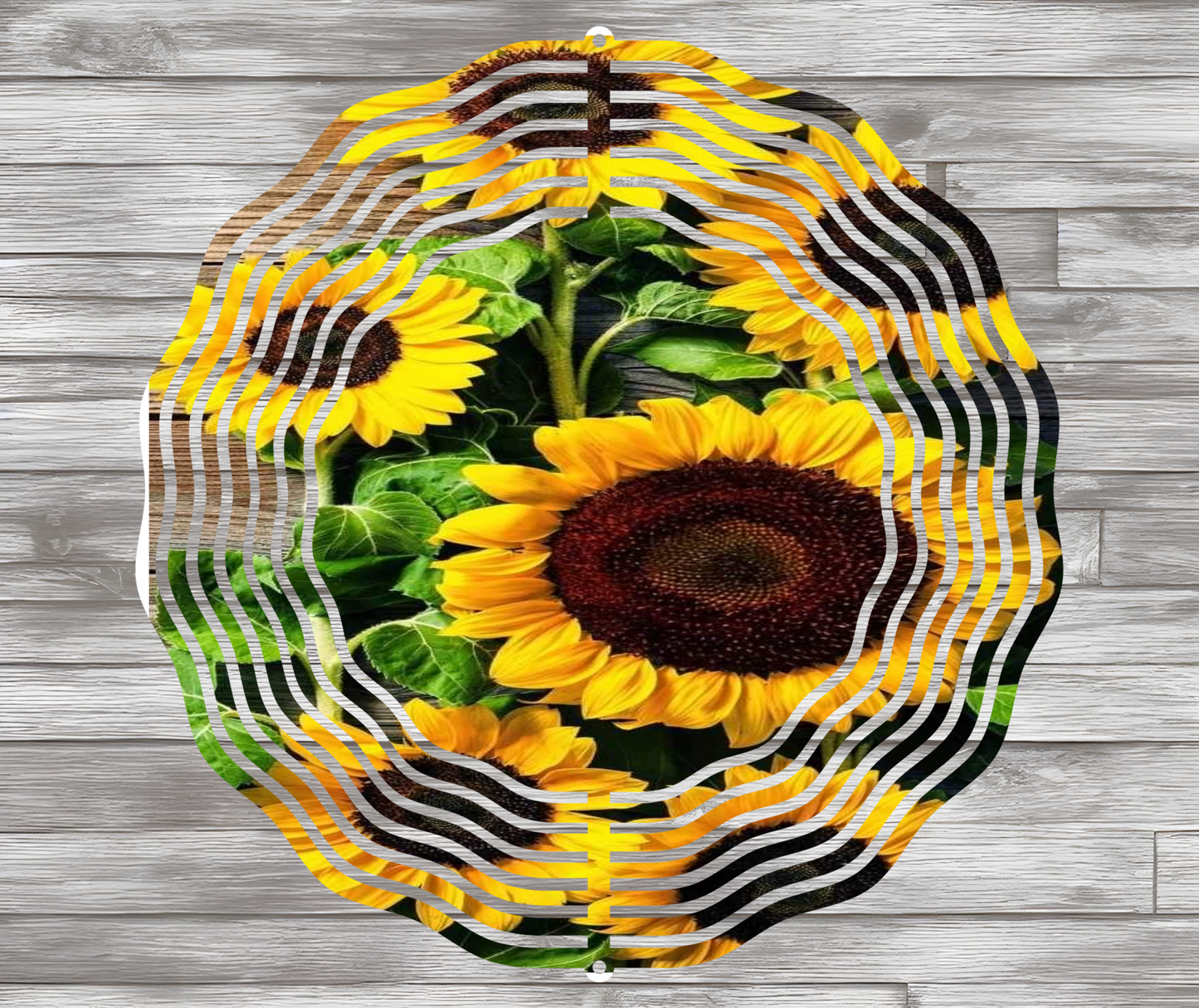 Traditional Yellow Sunflower Wind Spinner