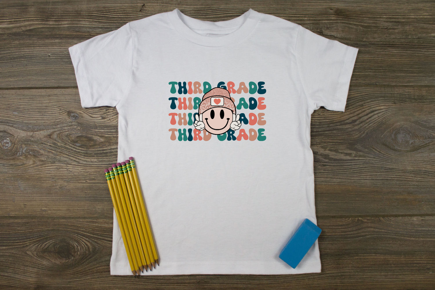 Retro Smiley Face (Grade Level) T-Shirt
