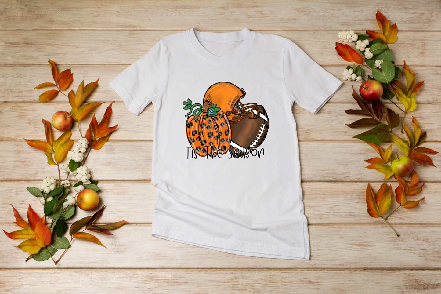Tis The Season Fall Football T-Shirt