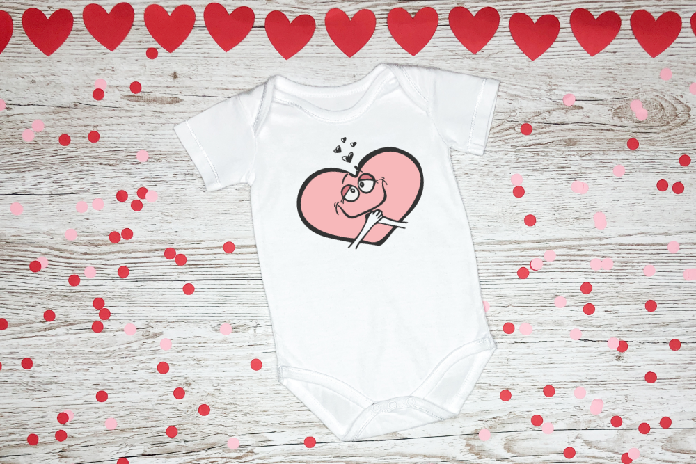 Cute Googly Eyes Heart Toddler Shirt