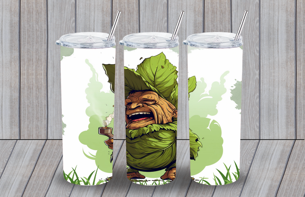 Cannabis Leaf Man Tumbler