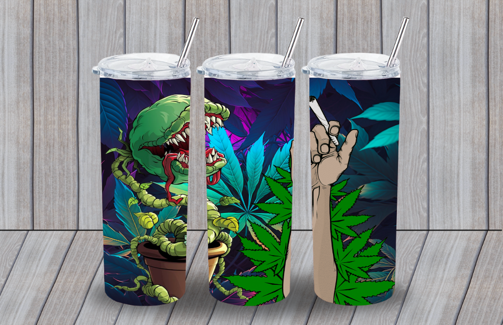 Little Shop If Horrors Cannabis Tumbler