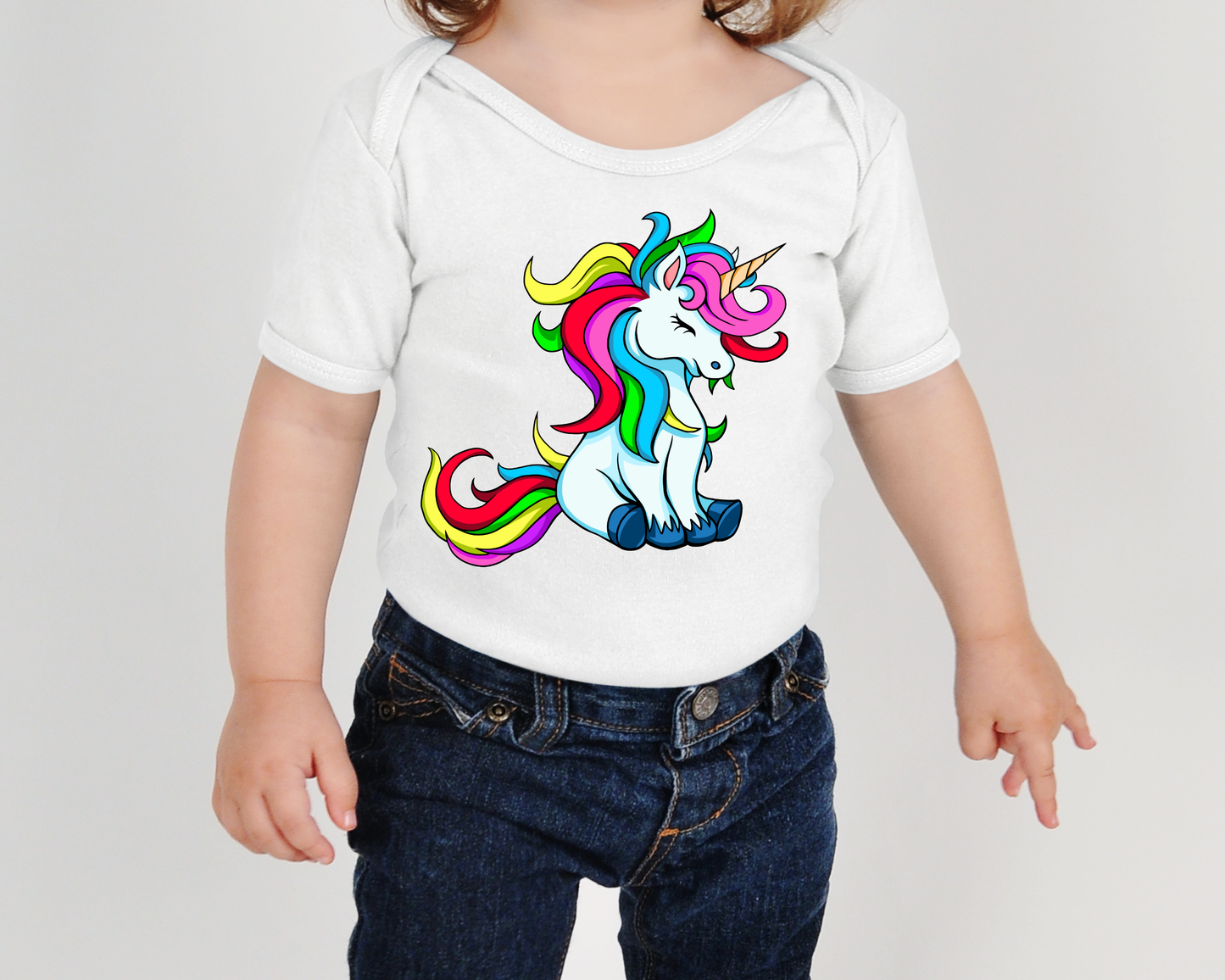 Unicorn Girls Infant/Toddler Onesie/T-Shirt