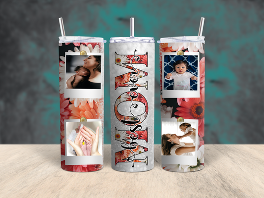 Best Mom Ever Customized Photo Tumbler