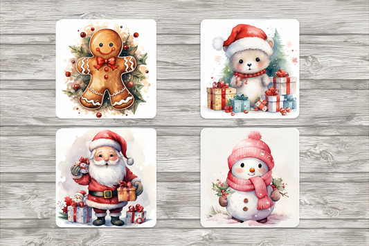 Classic Christmas Coasters