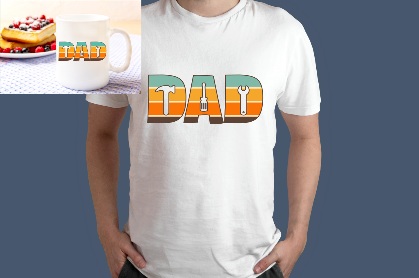 Tools Dad T-Shirt and Mug Set