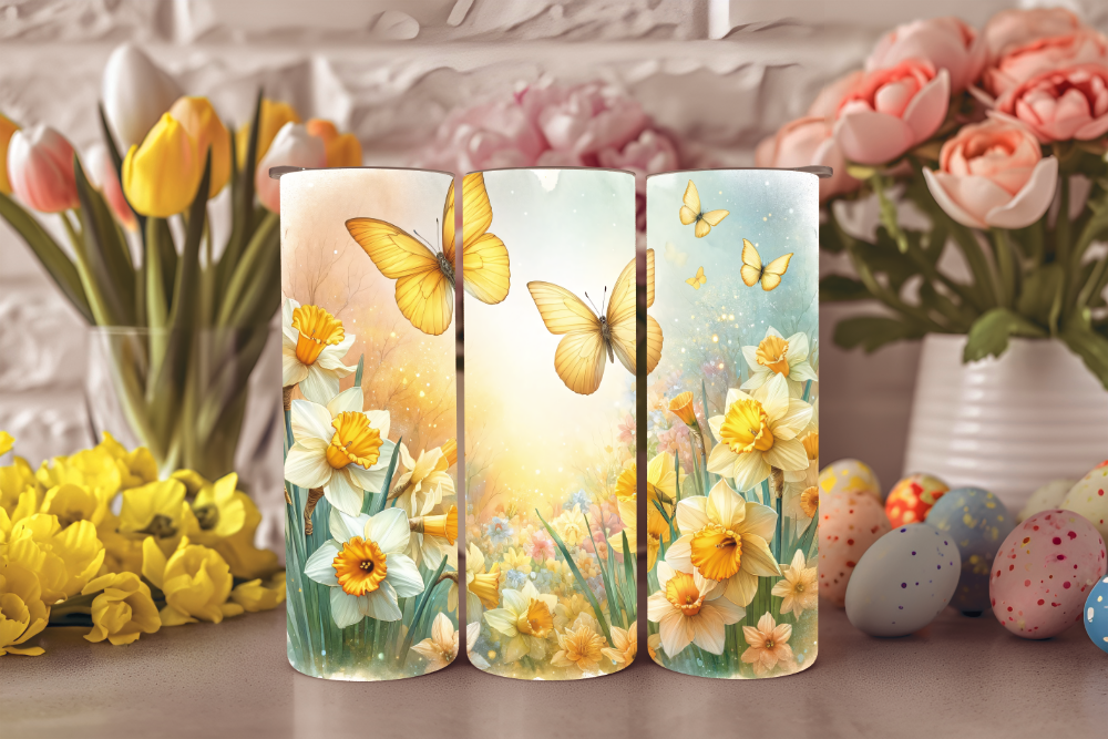 Spring Flower Tumblers