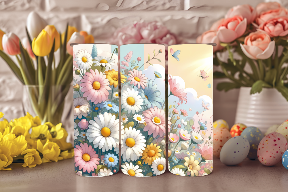 Spring Flower Tumblers