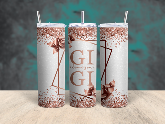 Pink Rose Gigi Tumbler