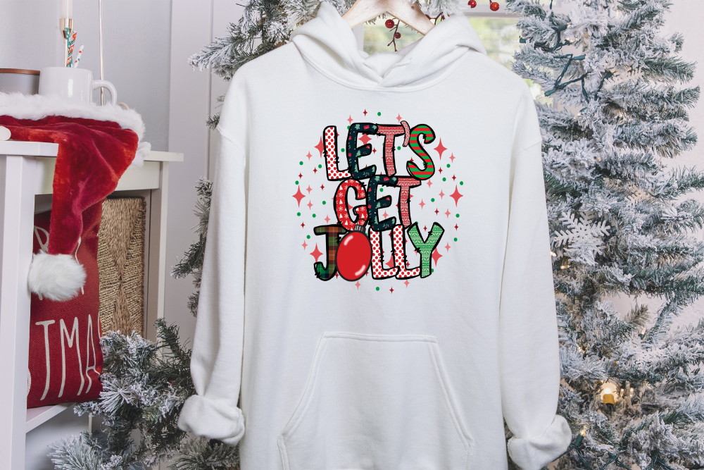 Let's Get Jolly Christmas Hoodie
