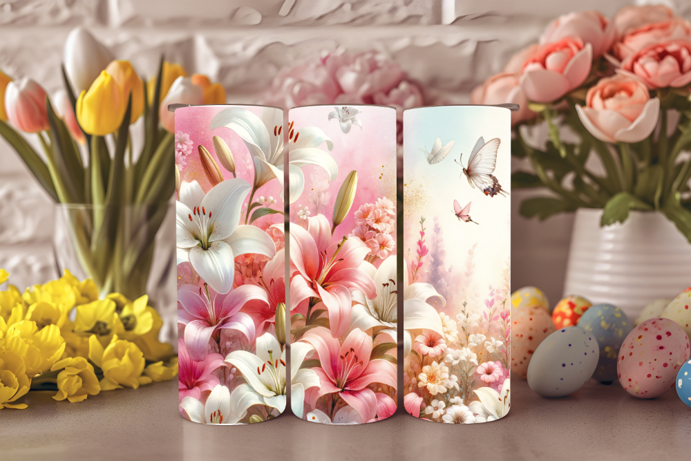 Spring Flower Tumblers