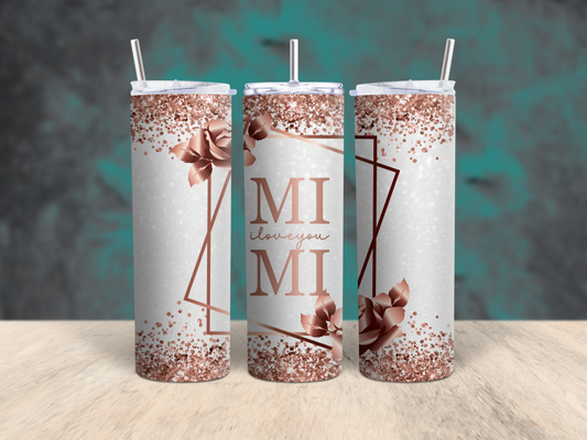 Pink Rose Mimi Tumbler