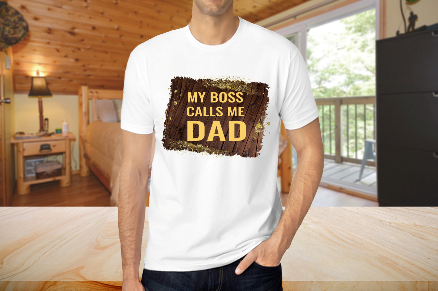 My Boss Calls Me Dad T-Shirt