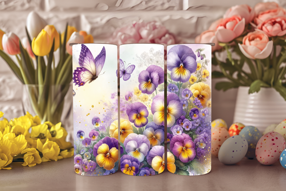 Spring Flower Tumblers