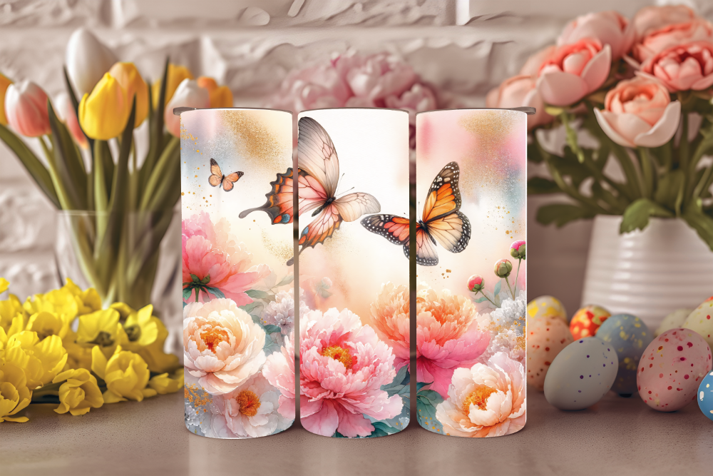 Spring Flower Tumblers