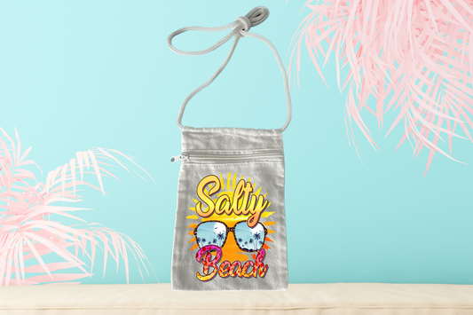 Salty Beach Crossbody Canvas Bag