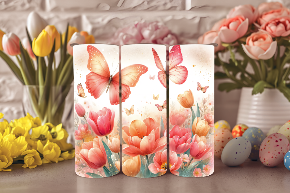 Spring Flower Tumblers