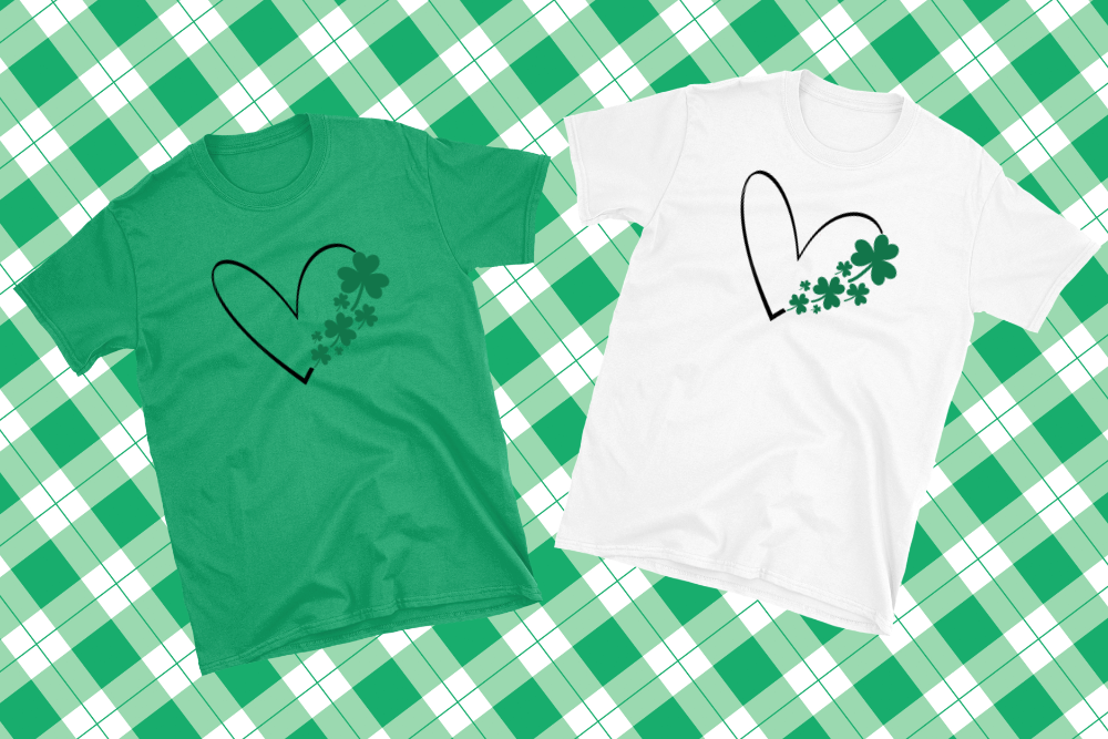 Heart with Shamrocks Shirt