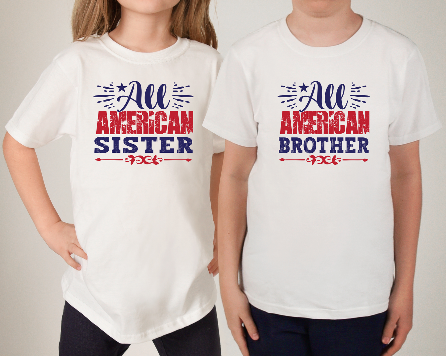 4th of July- Patriotic All American Family T-Shirt