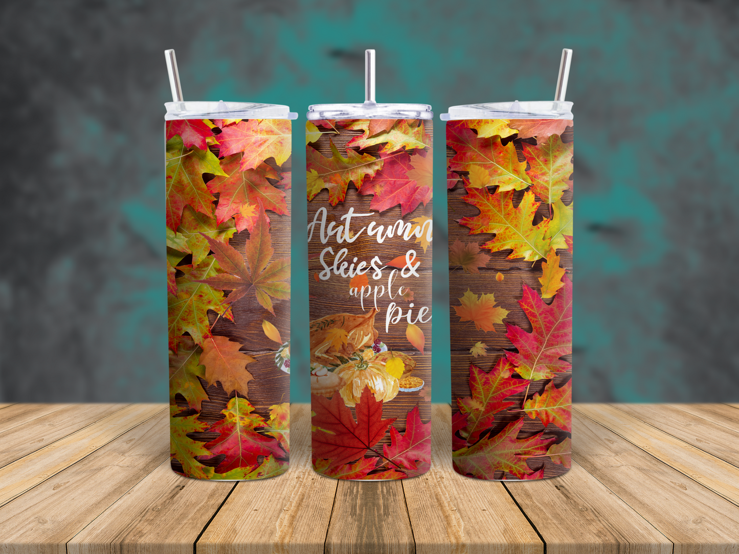 Autumn Skies & Apple Pies Tumbler