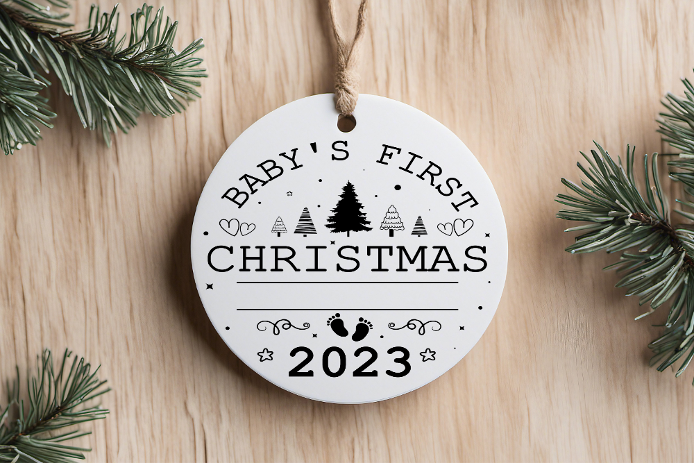 Baby's First Christmas 2023 With Baby Name