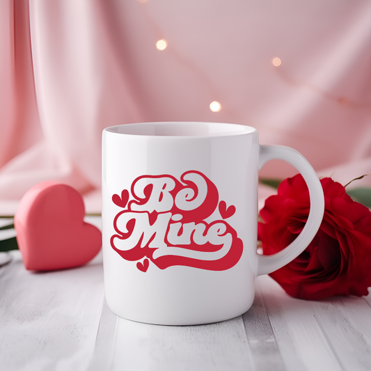 Valentine's Day- Retro Be Mine Mug