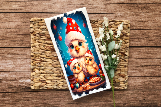 Christmas Birds Kitchen Towel