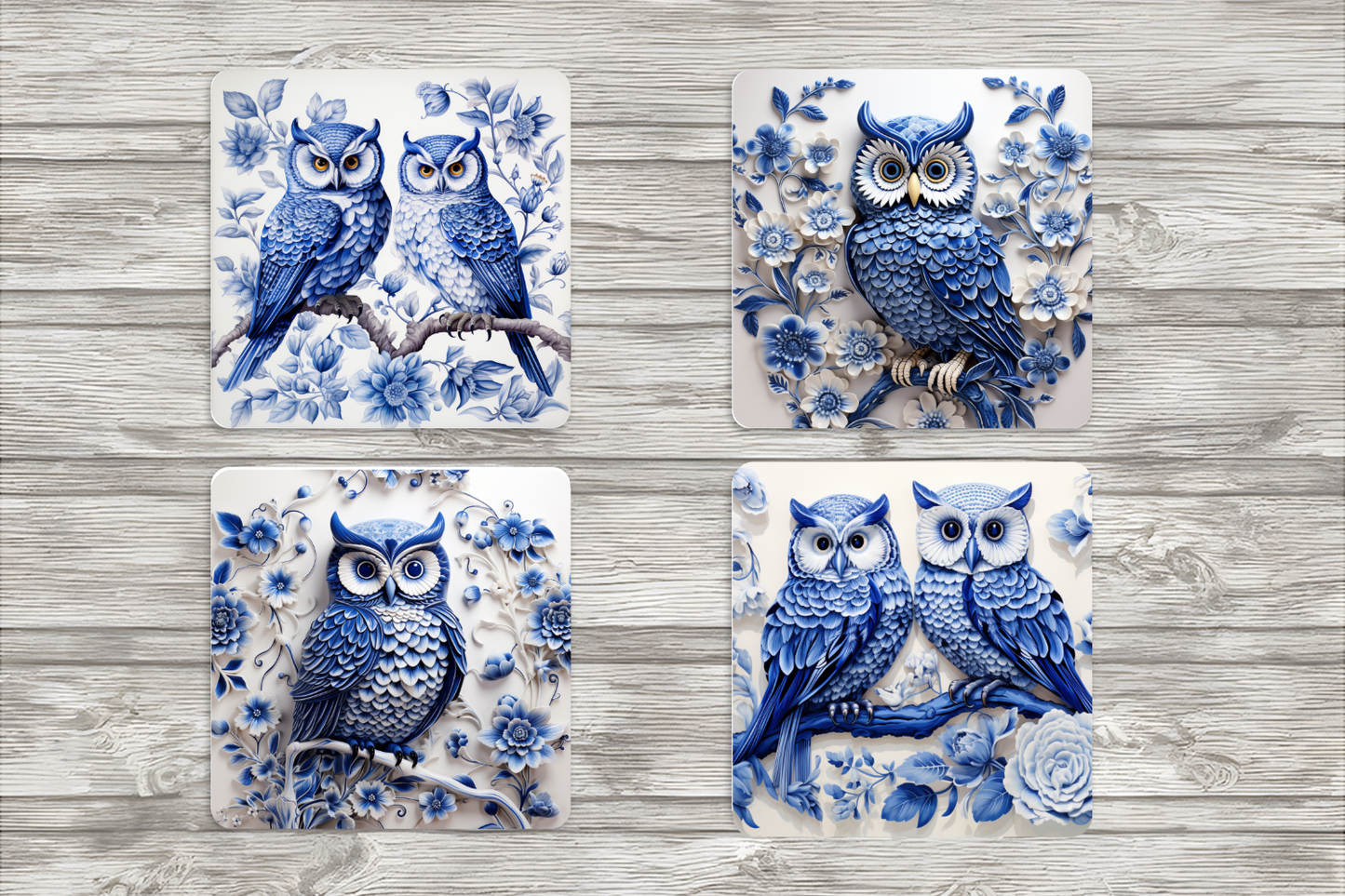 Blue Owl Coasters