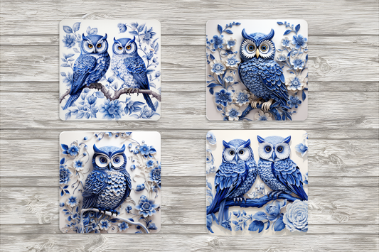 Blue Owl Coasters