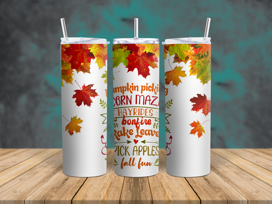 Fall Fun Tumbler