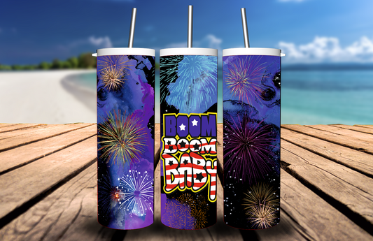 4th Of July- Patriotic Boom Boom Baby Tumbler