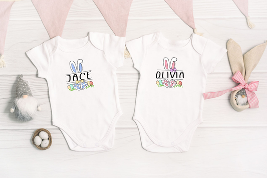 Easter Bunny Ears Custom Names Shirt