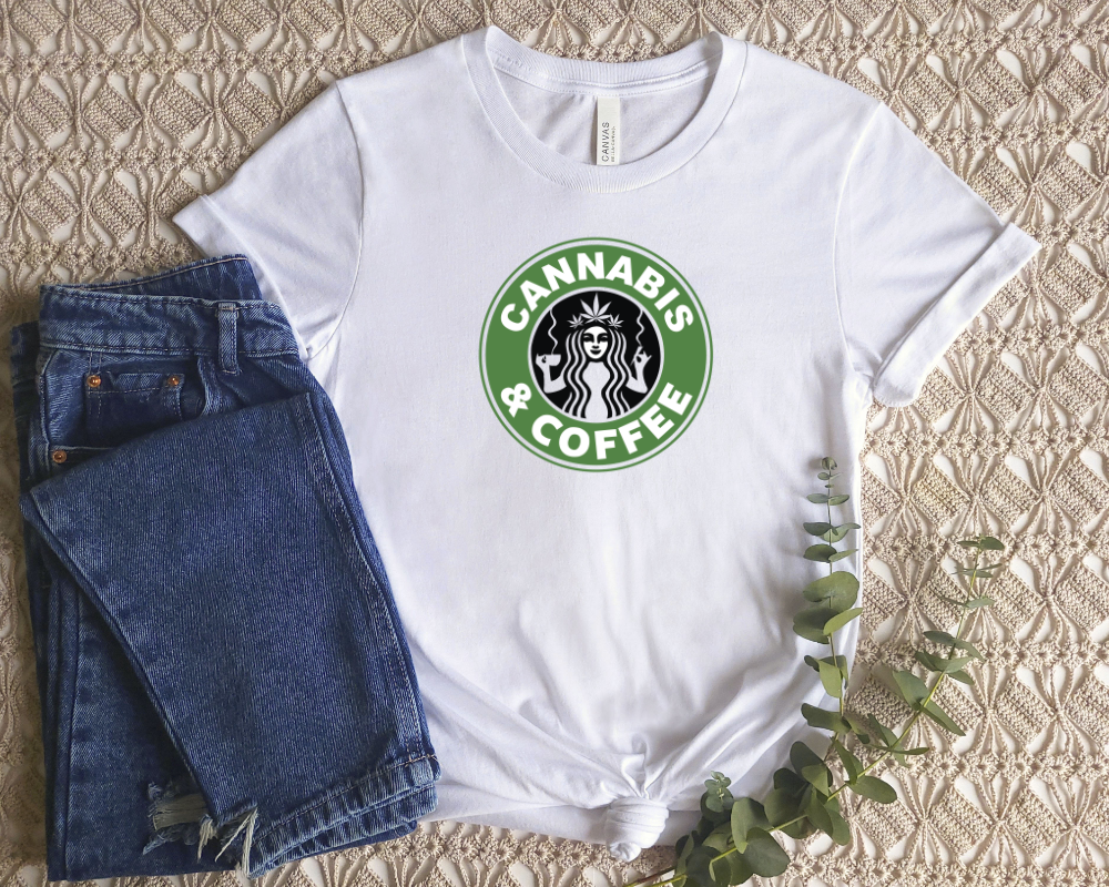 Starbucks Cannabis And Coffee Shirt