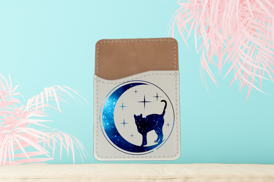 Celestial Cat Phone Credit Card/License Holder