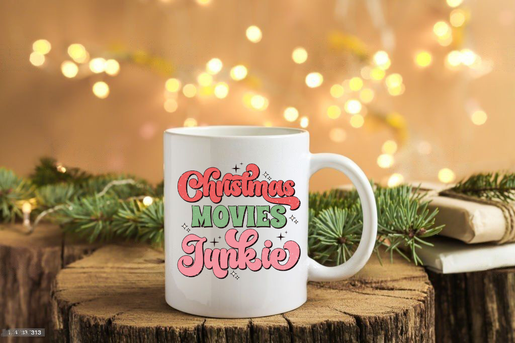 Retro Christmas Movies Mug