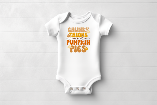 Chunky Thighs & Pumpkin Pies Onesie