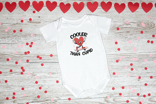 Cooler Than Cupid Heart Toddler Shirt