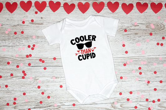 Cooler Than Cupid Sunglasses Toddler Shirt